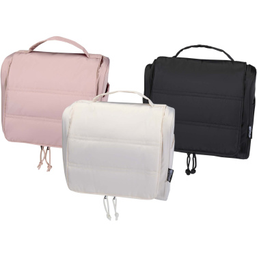 Logotrade promotional giveaway image of: Puffer GRS recycled hangable toiletry bag 8L