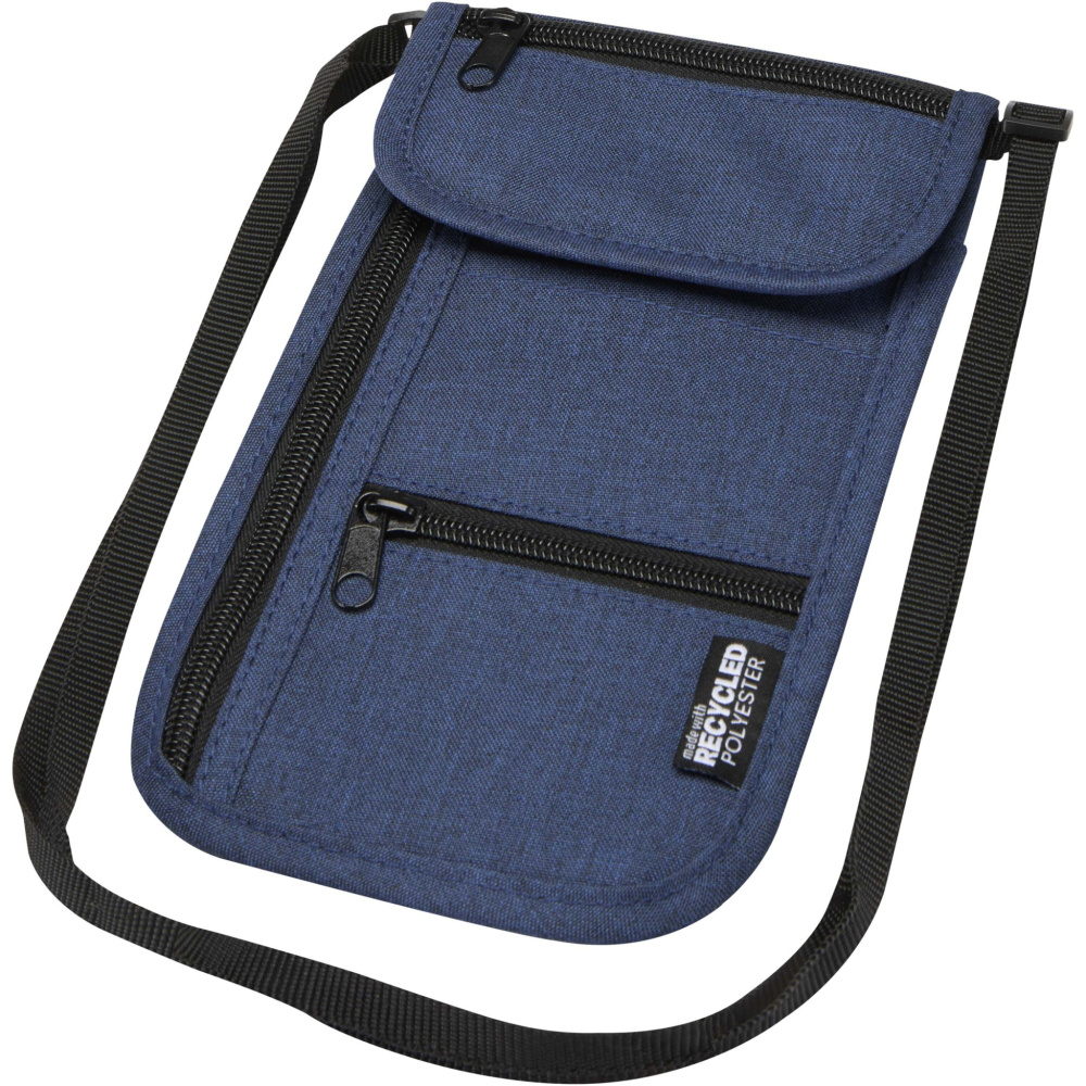 Logo trade promotional giveaways picture of: Ross GRS recycled smart travel pouch