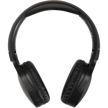 Logo trade promotional giveaway photo of: Ancha recycled plastic over-ear wireless Bluetooth® headset