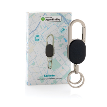 Logo trade promotional merchandise image of: Keyfinder Dual keychain with worldwide locating