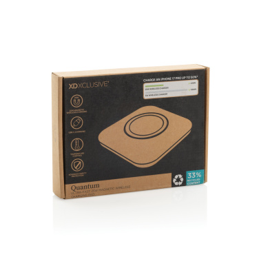 Logo trade promotional gifts image of: Quantum ultra-fast 25W magnetic wireless charging pad