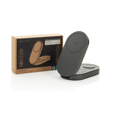 Logotrade promotional merchandise picture of: Quantum ultra-fast 3-in-1 25W Foldable Wireless Charger