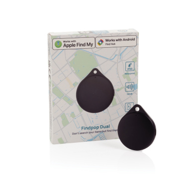 Logo trade promotional items picture of: Findpop Dual RCS recycled plastic item finder IPX5