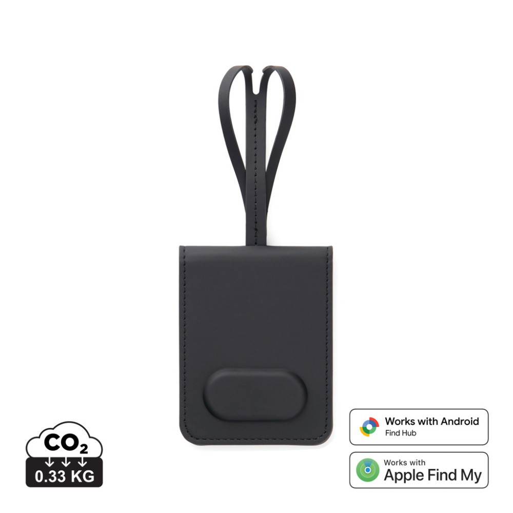 Logotrade advertising products photo of: VINGA Baltimore RCS Luggage Tag With Finder Dual