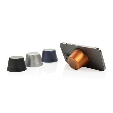 Logo trade business gift photo of: Nivio RCS recycled aluminum magnetic 5W Speaker