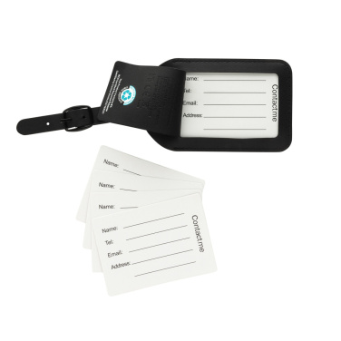 Logo trade corporate gifts image of: Globefind Dual RCS luggage tag with worldwide locating