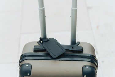 Logo trade promotional merchandise image of: Globefind Dual RCS luggage tag with worldwide locating