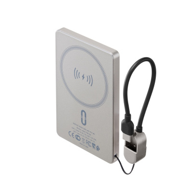Logo trade promotional merchandise image of: Power Bank Magsafe wireless 15W VA2616 5000 mAh RIVACASE