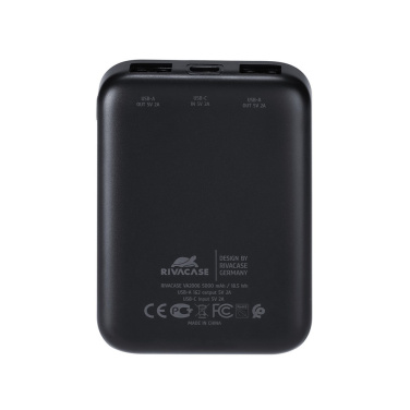 Logo trade promotional merchandise photo of: Power Bank VA2006 5000 mAh RIVACASE