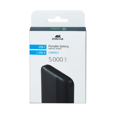 Logo trade promotional gifts picture of: Power Bank VA2006 5000 mAh RIVACASE