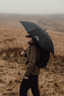 Logo trade promotional giveaways image of: Nordic Drift Trail 27" AWARE™ RPET storm UPF 50+ proof Umbre