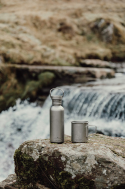 Logo trade promotional item photo of: Nordic Drift Trail Ultra Light Titanium 600ml Water Bottle