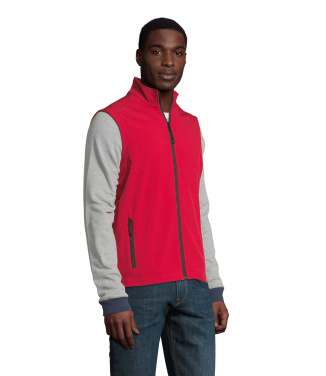 Logotrade promotional gift picture of: RACE BW MEN SOFTSHELL
