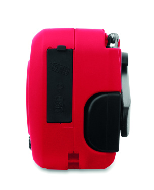 Logo trade business gift photo of: Portable radio SOS with LED torch