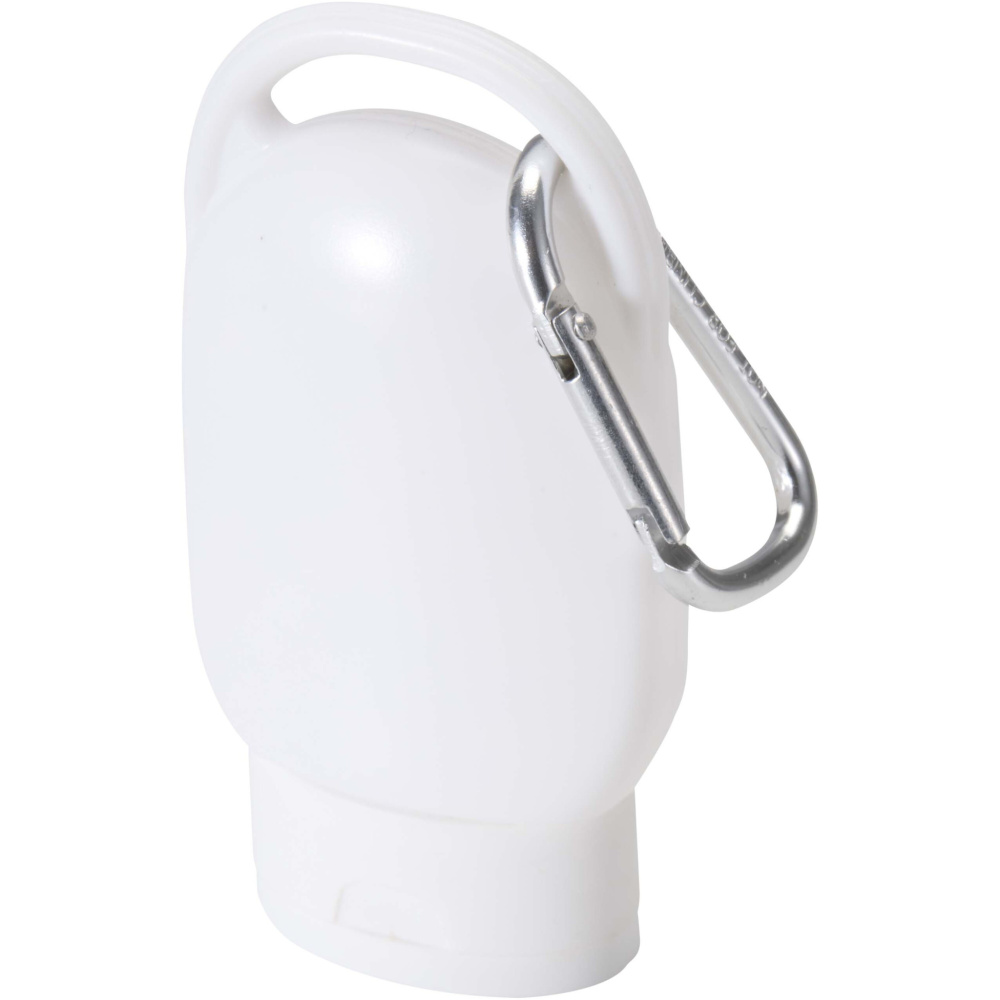 Logotrade promotional gift image of: Rosie SPF 30 suncream with carabiner