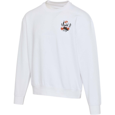 Logotrade promotional items photo of: Boris 280 g/m2 unisex OCS organic oversized crewneck sweater