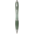 Nash RCS recycled plastic ballpoint pen (blue ink), Heather green