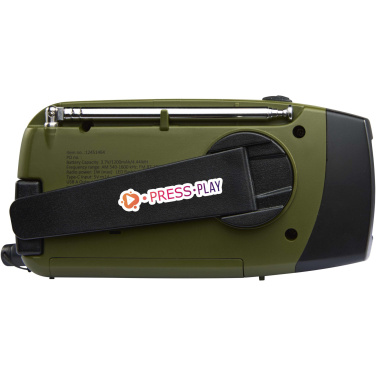 Logotrade business gifts photo of: Avior RCS recycled plastic emergency radio