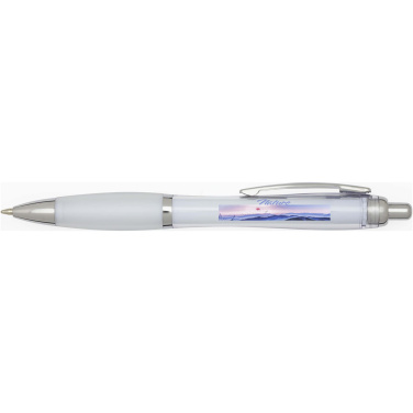 Logo trade advertising product photo of: Nash RCS plastic ballpoint pen (black ink)