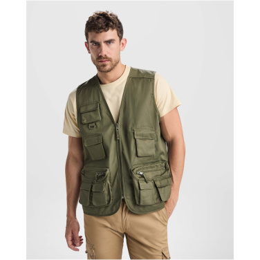 Logotrade promotional gift picture of: Venera 200 g/m2 v-neck multi-pocket workwear vest