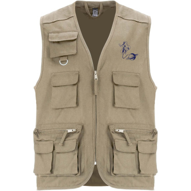 Logotrade promotional gift image of: Venera 200 g/m2 v-neck multi-pocket workwear vest