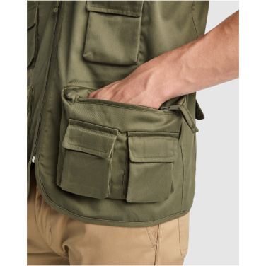 Logotrade promotional giveaway image of: Venera 200 g/m2 v-neck multi-pocket workwear vest