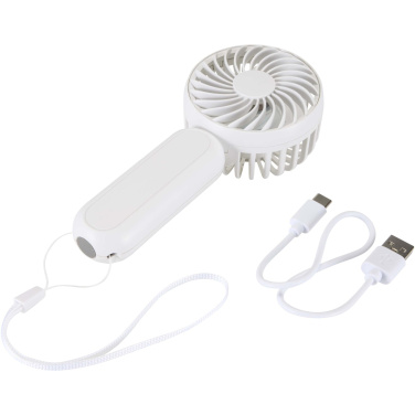 Logotrade promotional product picture of: Aervia recycled plastic portable fan