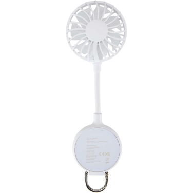 Logo trade promotional gifts picture of: Ventio recycled plastic magnetic portable fan
