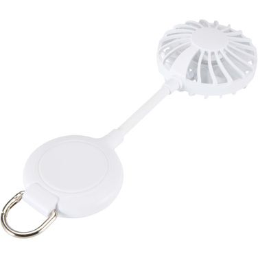Logo trade business gifts image of: Ventio recycled plastic magnetic portable fan