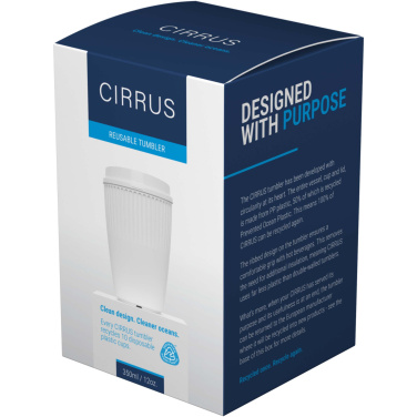 Logo trade advertising product photo of: Cirrus POP 350 ml tumbler with 360° lid