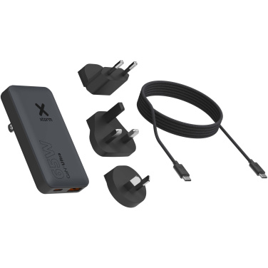 Logotrade corporate gift picture of: Xtorm 65W fast travel charger with cable and travel case set