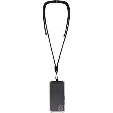 Logotrade promotional gifts photo of: Vega adjustable recycled smartphone lanyard