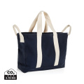 BEAU AWARE™ Beach bag 400gsm recycled canvas, with side hand, navy