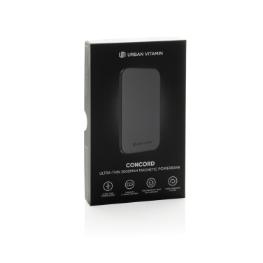 Logotrade promotional product picture of: Urban Vitamin Concord RCS Ultra thin 3000mAh powerbank