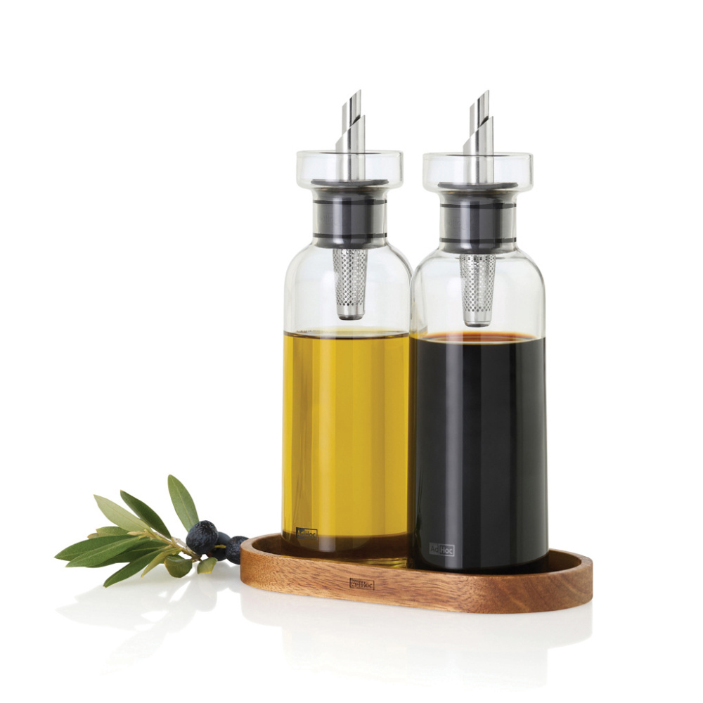 Logotrade corporate gifts photo of: AdHoc Menage AromaPour Oil and vinegar pourer set 300ml