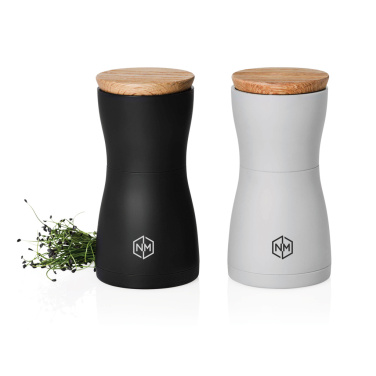 Logo trade promotional product photo of: AdHoc Twin Salt and pepper mill set