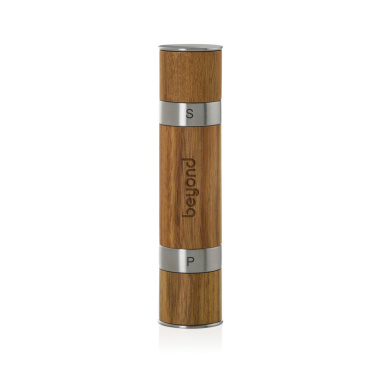 Logo trade promotional gifts image of: AdHoc Duomill Pepper and salt double mill