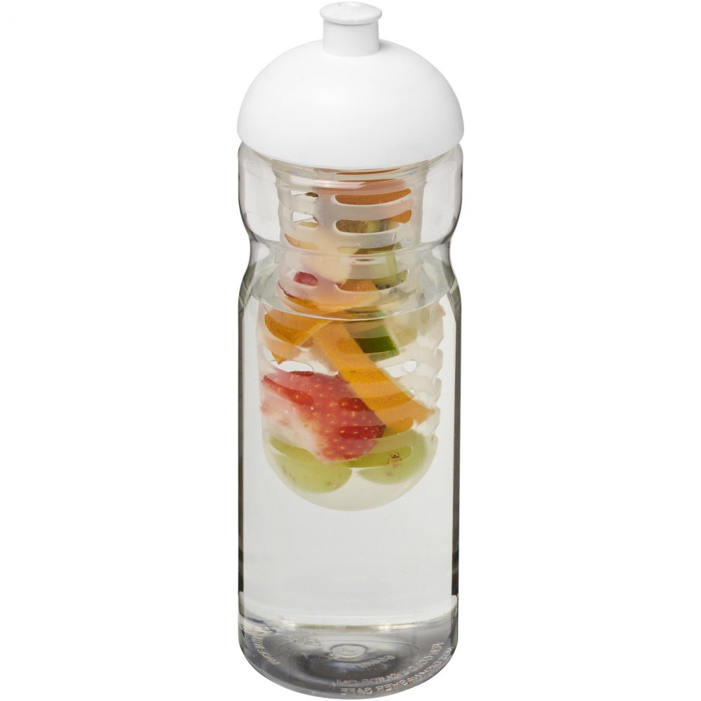 Logo trade reklaamkingituse pilt: H2O Active® Base 650 ml kuppelkaanega spordipudel ja infusioon