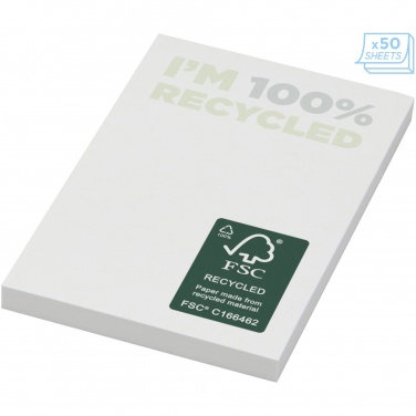 Logotrade meened pilt: Sticky-Mate® taaskasutatud märkmepaberid 50 x 75 mm