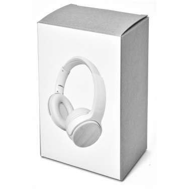 Logotrade firmakingitused pilt: Athose bambusest Bluetooth® kõrvaklapid mikrofoniga