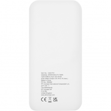 Logo trade firmakingid foto: Electro 20 000 mAh taaskasutatud plastist akupank 