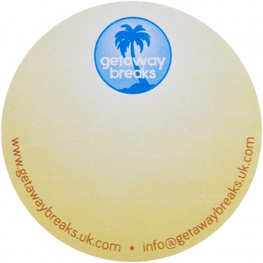 Logo trade ärikingi pilt: Sticky-Mate® ringikujulised taaskasutatud kleeppaberid