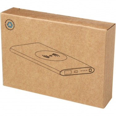 Logotrade firmakingitused pilt: Juice 4000 mAh Type-C taaskasutatud alumiiniumist juhtmevaba toitepank 