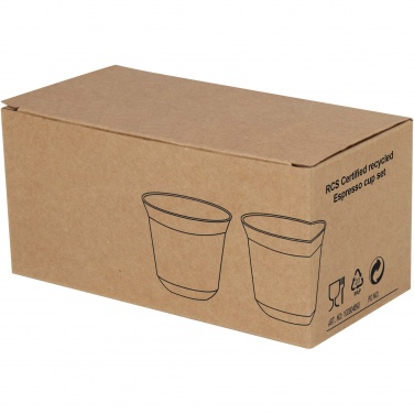 Logo trade ärikingituse pilt: Duo 80 ml RCS sertifikaadiga roostevabast terasest espressotassi komplekt 