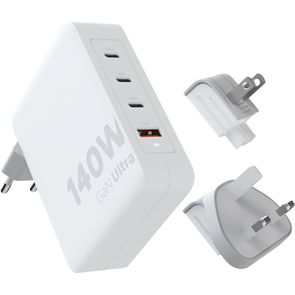 Logo trade reklaamkingituse pilt: Xtorm XVC2140 GaN Ultra 140 W reisilaadija 240 W USB-C PD kaabliga