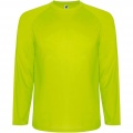 Montecarlo pikkade varrukatega meeste spordisärk, Fluor Kollane