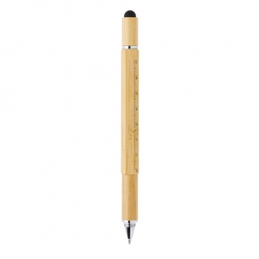 Logotrade ärikingid pilt: Bambusest 5-in-1 tööriistapliiats