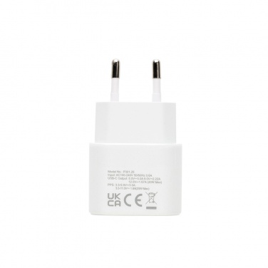 Logotrade reklaamtoote foto: Boost RCS taaskasutatud PET 20W tüüpi C 2 tk laadimiskomplekt