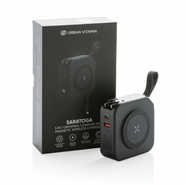 Logotrade reklaamtoote foto: Urban Vitamin Saratoga 5 in 1 universaalne laadija