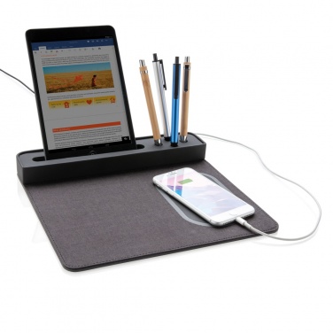 Logotrade meened pilt: Air hiirematt 5W juhtmevaba laadimise ja USB-ga
